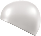 Шапочка для плавания Mad Wave Standart Cap Silicone (белый)