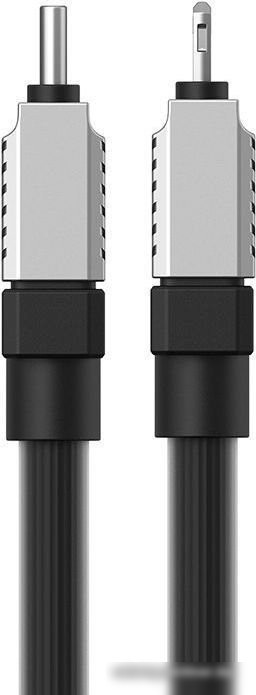 Кабель Baseus CoolPlay Series USB Type-C - Lightning (1 м, черный)