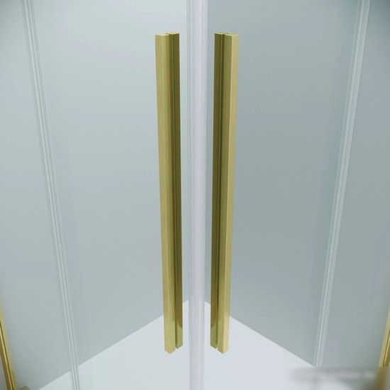 Душевой уголок Grossman Galaxy 90x70x195 300.K33.01.9070.32.00 (золото сатин/прозрачное стекло)