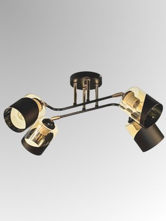 Спот Aitin Pro НПБ 02-4x60-101 XA1564B/4 (черный/золото)