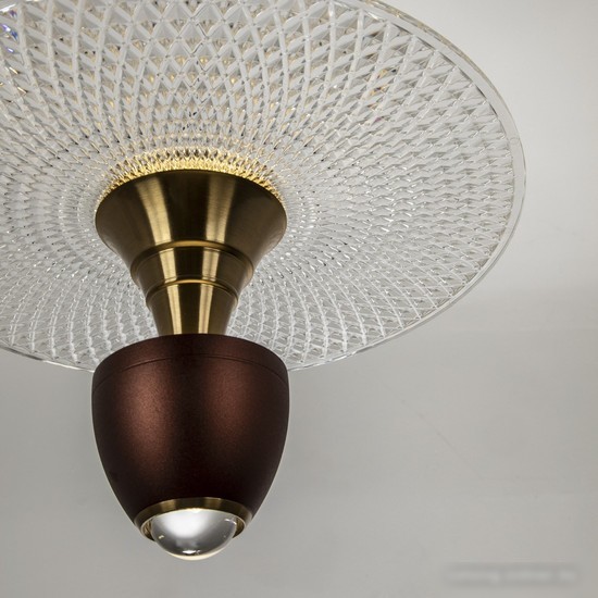 Подвесная люстра LED4U L8709-3 RED