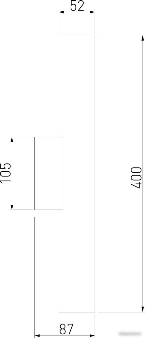 Бра Elektrostandard 40123/LED (черный)