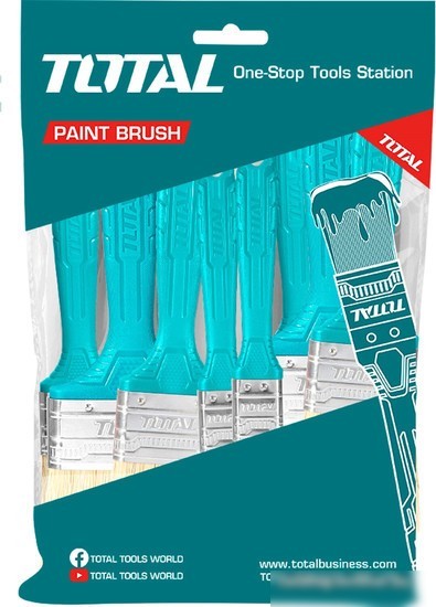 Кисть малярная Total THT8450801 (8 шт)