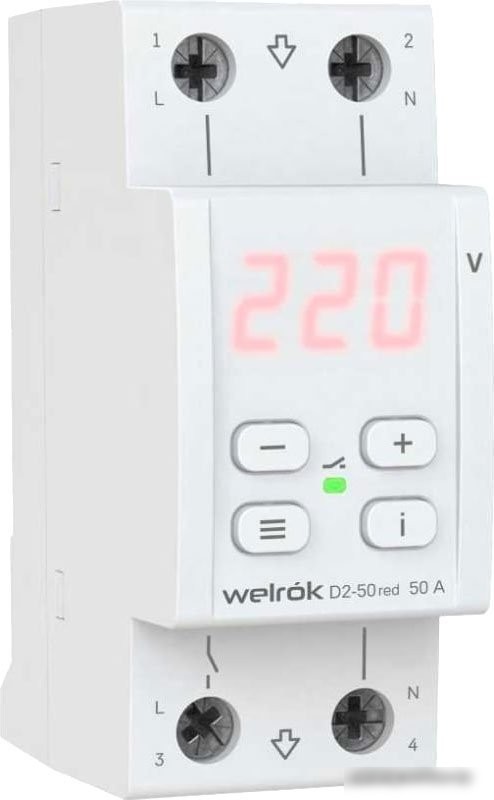 Реле напряжения Welrok D2-50 (Red) Реле напряжения Welrok D2-50 (Red)