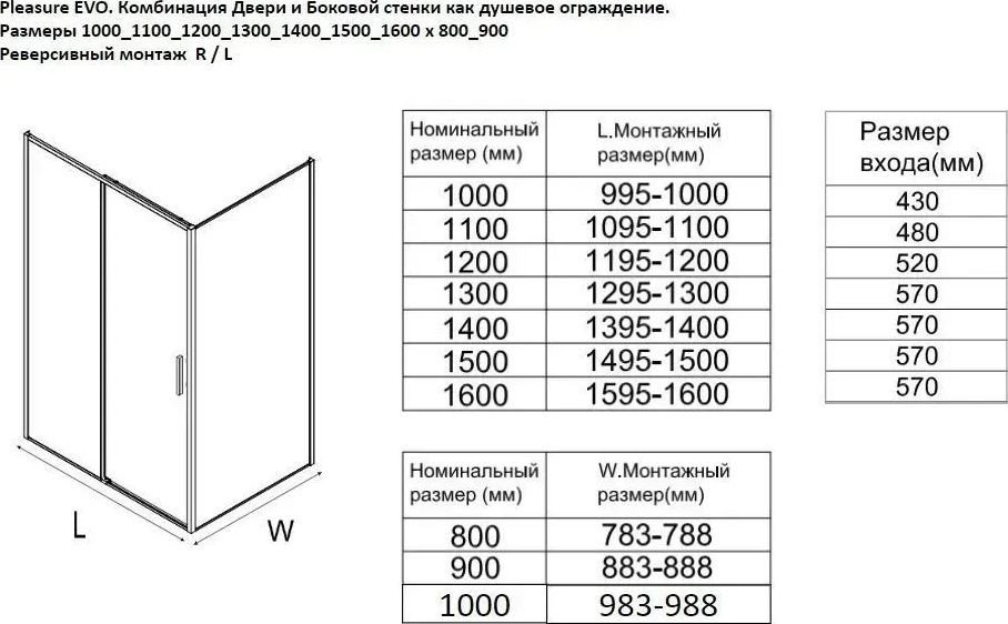 Душевая дверь Aquanet Pleasure Evo 160 AE65-N160-GBT (золото брашированное/никель)