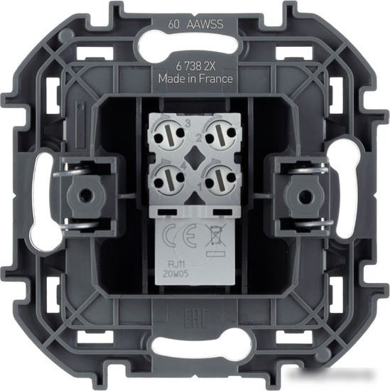 Розетка телефонная Legrand Inspiria 673820