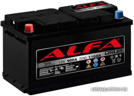 Автомобильный аккумулятор ALFA Hybrid 110 L (110 А·ч) Автомобильный аккумулятор ALFA Hybrid 110 L (110 А·ч)