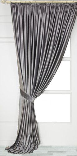 Штора Mio Tesoro Velvet 1.5x2.7 м (серый)