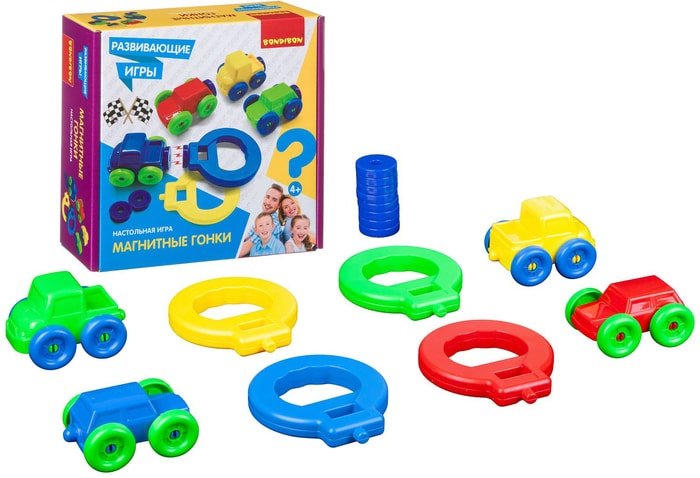 Настольная игра Bondibon Магнитыне гонки ВВ4478