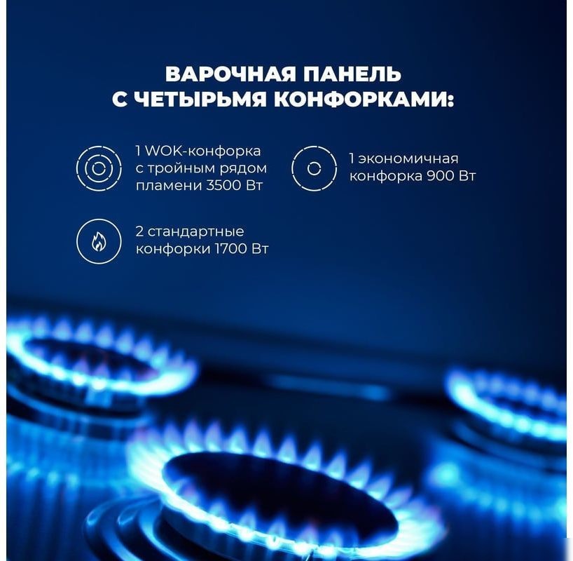 Варочная панель DeLonghi GRAZIA 6GW NB