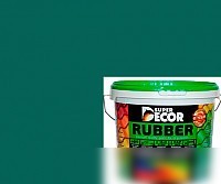 Краска Super Decor Резиновая 6 кг (№14 изумруд)
