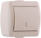 Выключатель проходной Lezard Nata 710-0300-105 (кремовый)