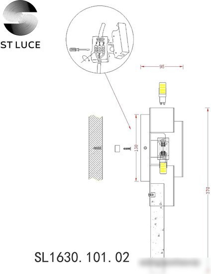 Бра ST Luce Cesena SL1630.101.02