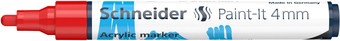 Маркер художественный Schneider Paint-It 320 120202 (красный)