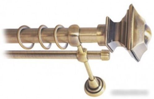Наконечник для карниза Lm Decor YF030 Верди 25мм (антик)