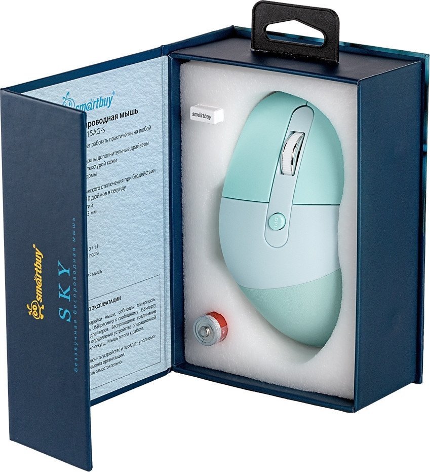 Мышь SmartBuy SBM-615AG-S (мятный)