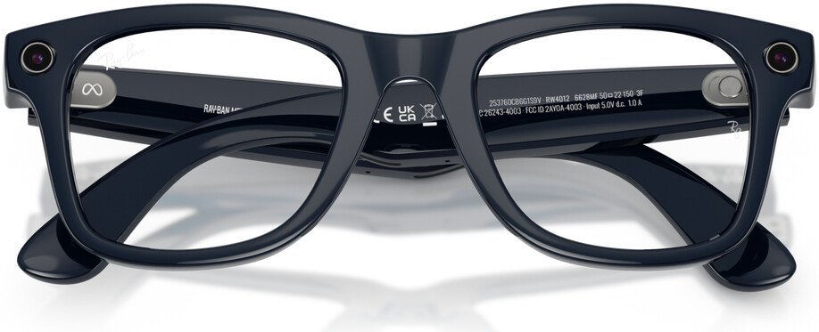 Умные очки Ray-Ban Meta Wayfarer Gen 2 RW4012 (темно-синий/прозрачный/синий)