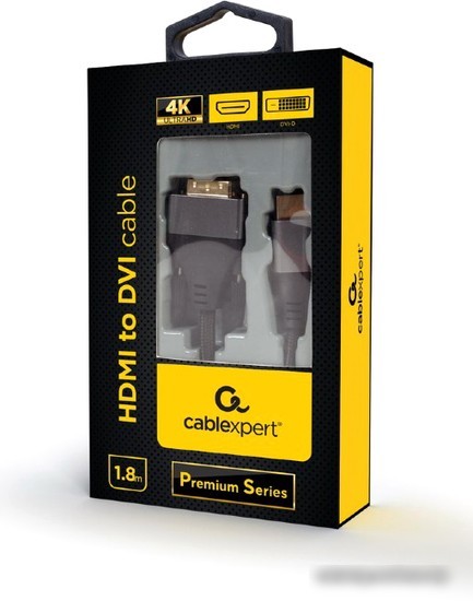 Кабель Cablexpert CC-HDMI-DVI-4K-6