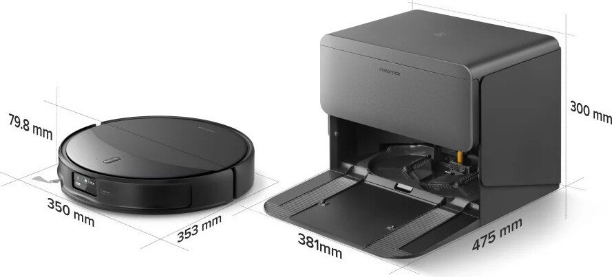 Робот-пылесос Roborock Saros 20 With RDS S20RD52-02 (черный)