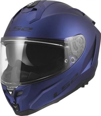 Мотошлем LS2 FF817 Challenger II Solid (2XL, темно-синий матовый)