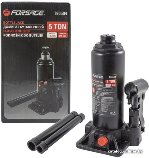 Бутылочный домкрат FORSAGE F-T90504(DS) 5т Бутылочный домкрат FORSAGE F-T90504(DS) 5т