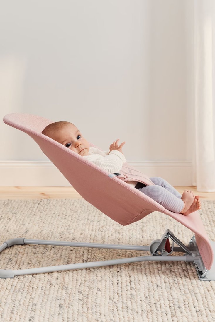 Шезлонг BabyBjorn Bliss 3D Jersey 0061.77 (light pink)