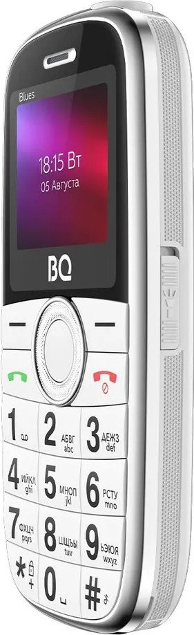 Кнопочный телефон BQ BQ-1867 Blues (белый)