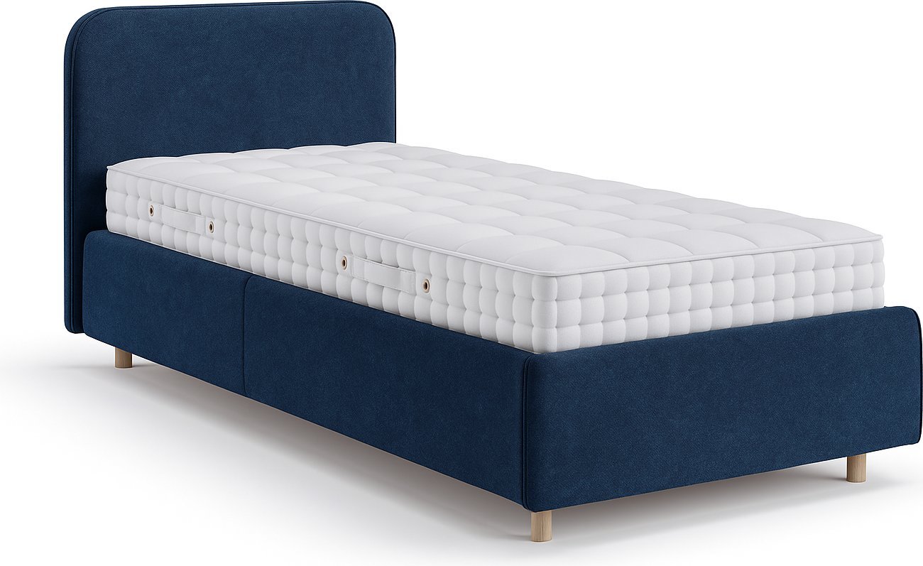Кровать Sonit Mia 140x200 шенилл Eclipse (15 синий)