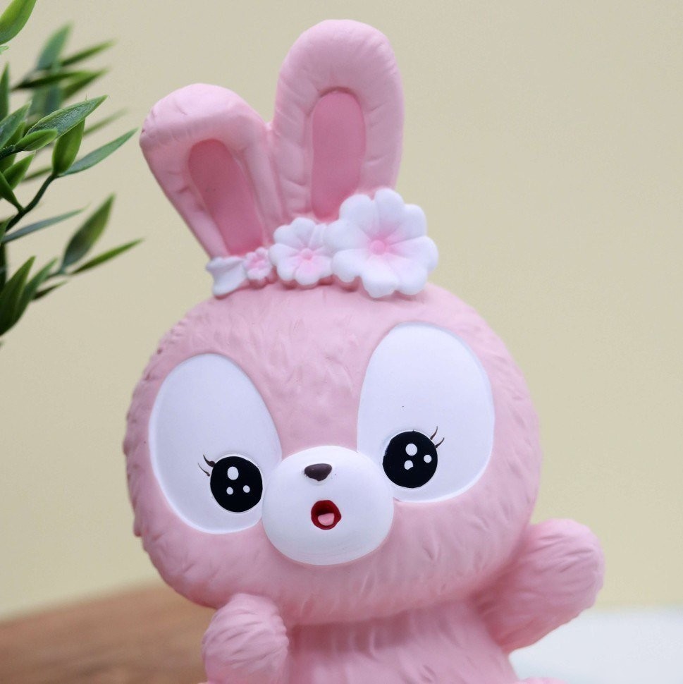 Копилка для денег ILikeGift Surprised bunny 1043-1A (розовый)