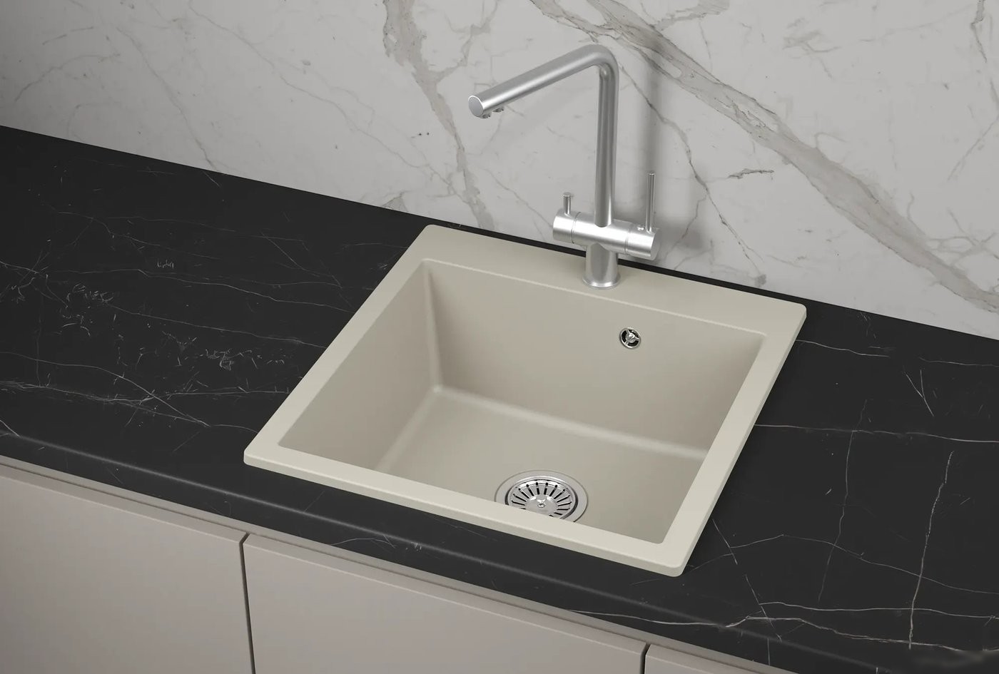 Кухонная мойка Granula 5102 (креман)