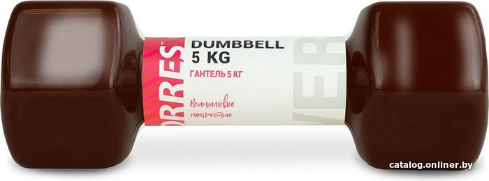 Гантель Torres PL522207 5 кг (коричневый)