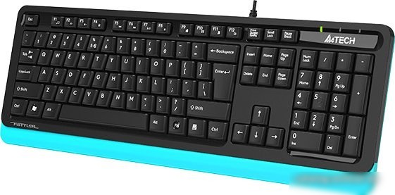 Клавиатура A4Tech Fstyler FKS10 (черный/синий)