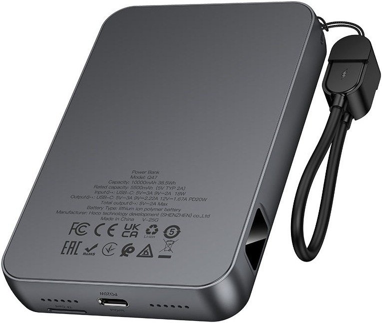 Внешний аккумулятор Hoco Q47 10000mAh (черный)
