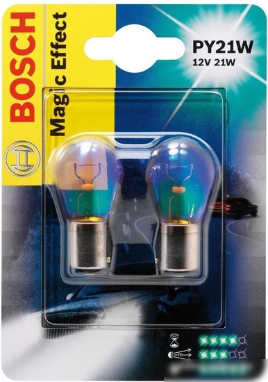 Галогенная лампа Bosch PY21W Magic Effect 2шт