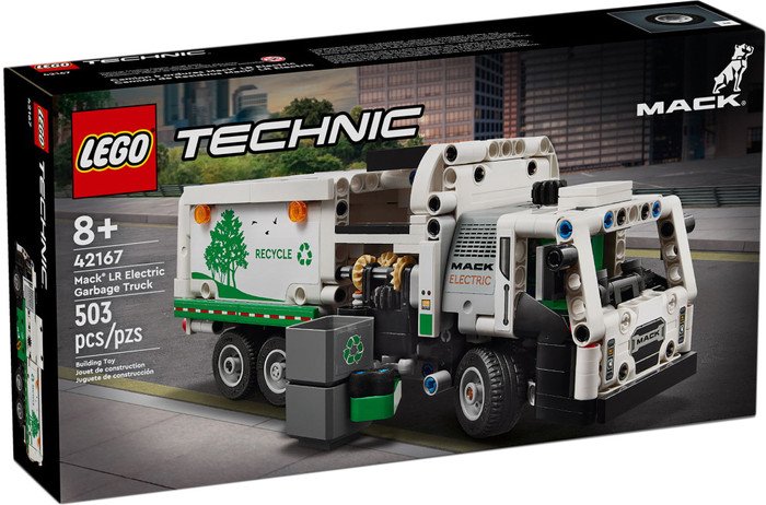 Конструктор LEGO Technic 42167 Электрический мусоровоз Mack LR