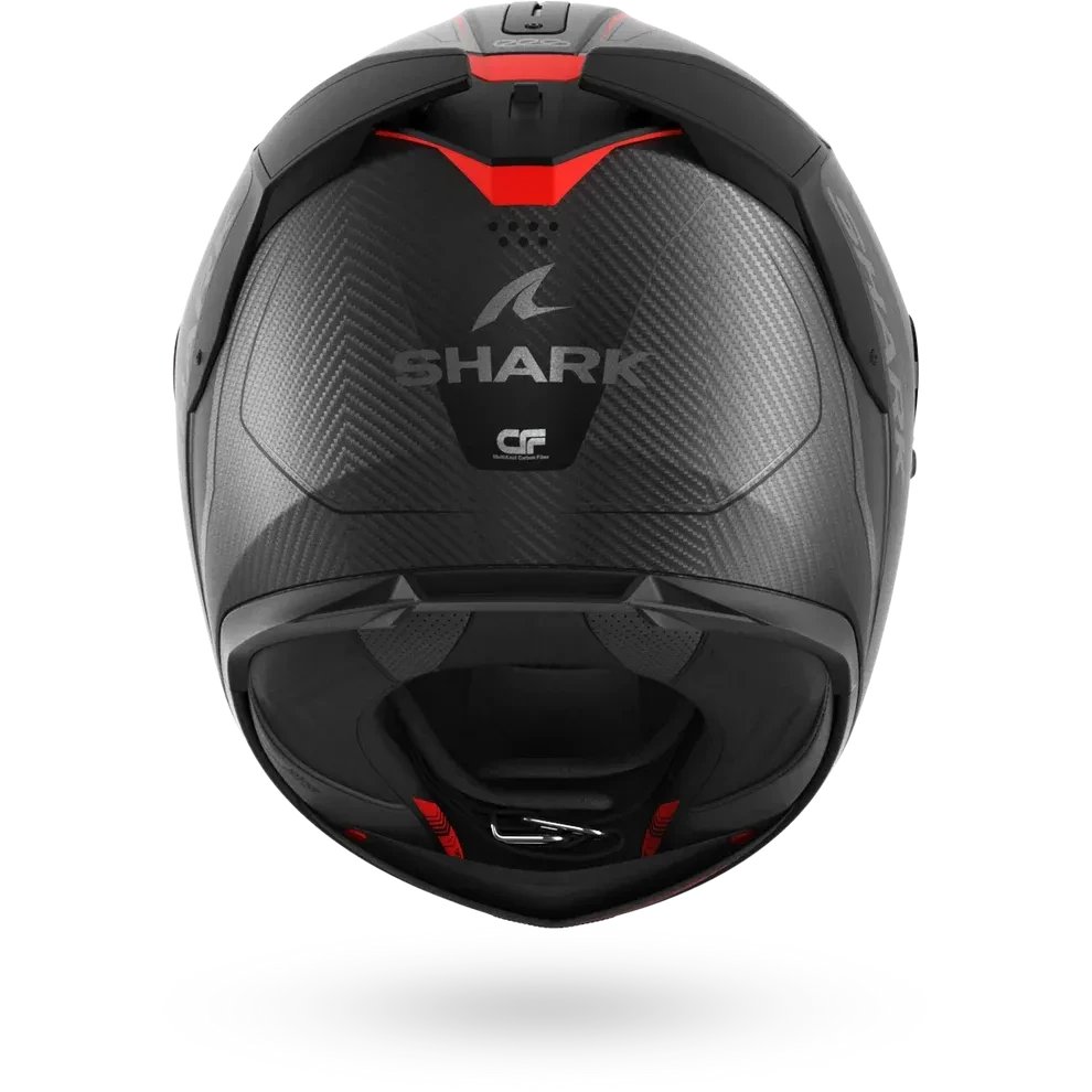 Мотошлем Shark Helmets Spartan GT Pro Carbon Mekarium HE1360E-DAR-M (M, черный матовый/антрацит/красный)