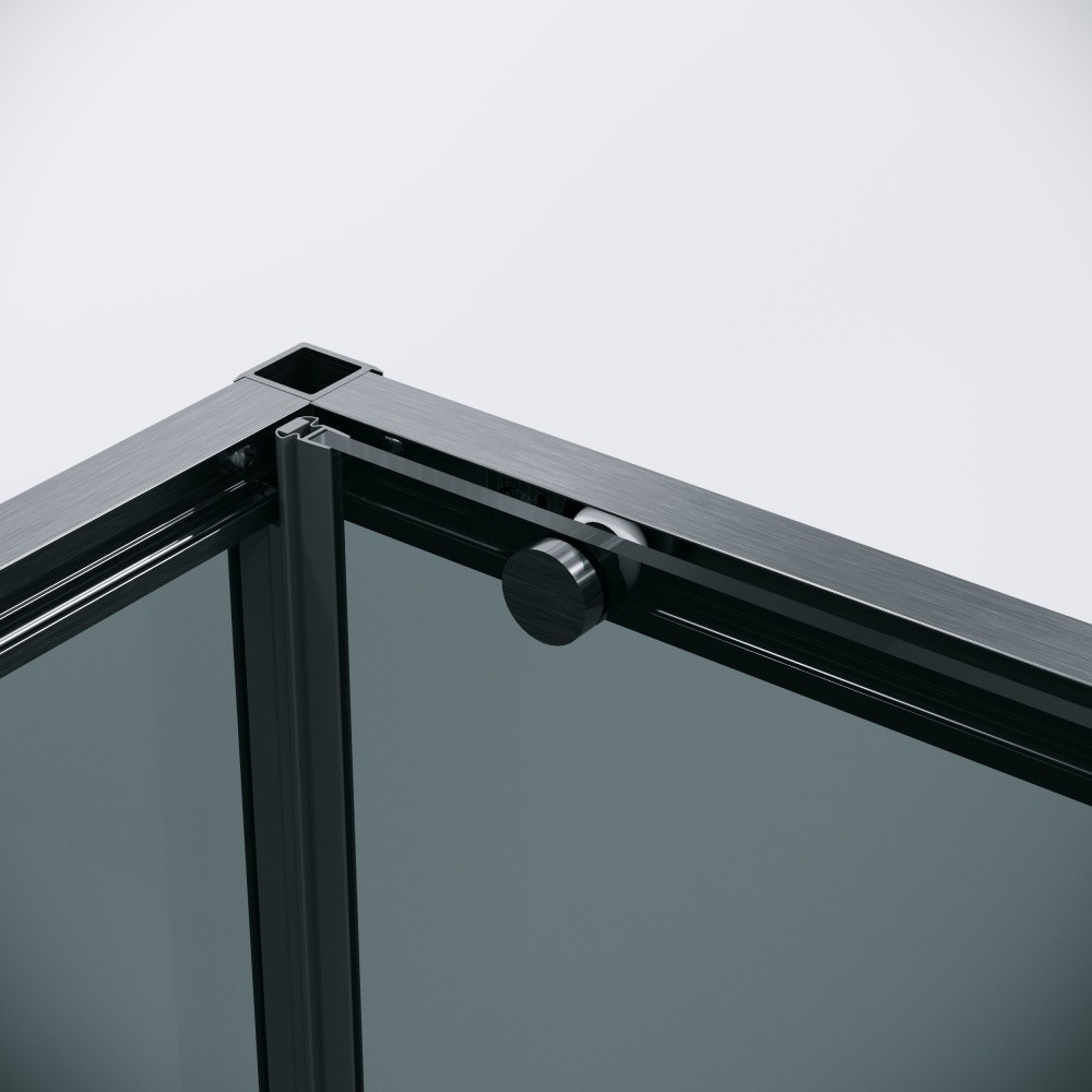 Душевой уголок Grossman Galaxy 100x80x195 120.K33.01.1080.42.10 (графит сатин/стекло тонированное)