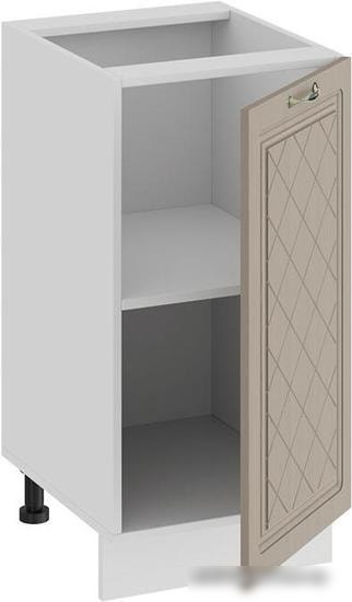 Шкаф напольный Трия Бьянка 1Н4 (дуб кофе)