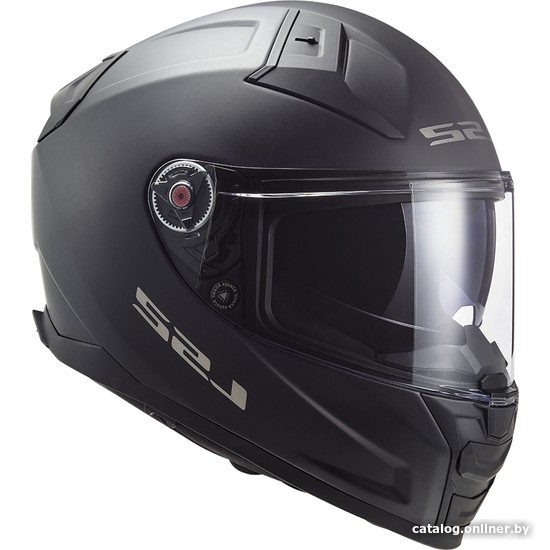 Мотошлем LS2 FF811 Vector Ii Solid (XL, черный матовый)