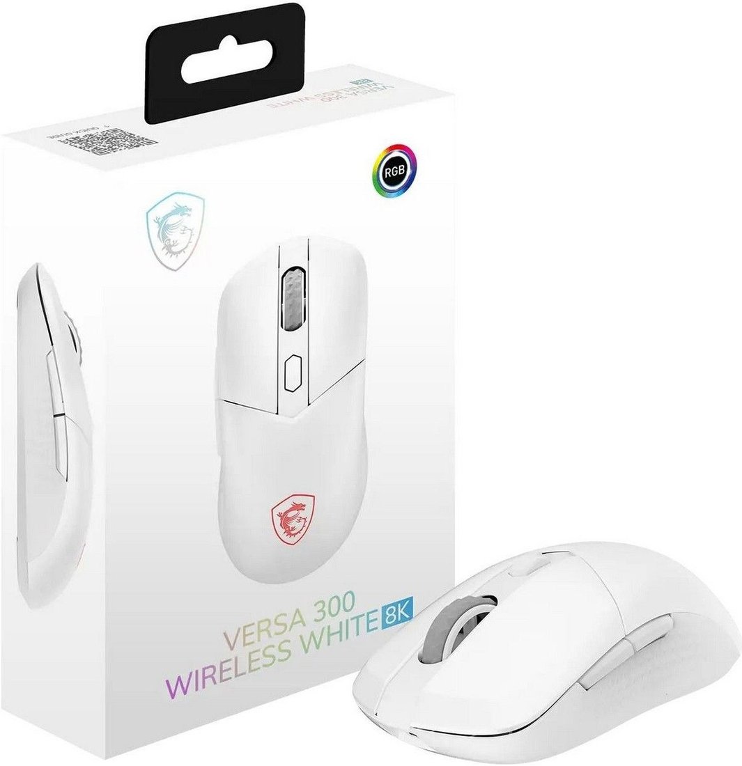 Игровая мышь MSI Versa 300 Wireless 8K (белый)