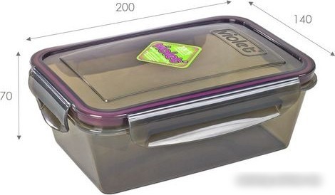 Контейнер Violet 93111 (1.1 л, дымчатый)