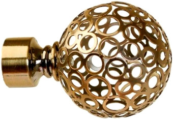 Наконечник для карниза Lm Decor YF095 Ажур 25мм (антик)