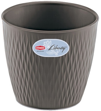 Вазон Stefanplast 87301 (серый)