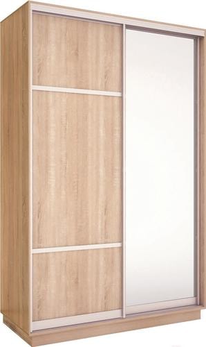 Шкаф-купе Евва 138 SS.02 АЭП ШК.2 02 (сонома/серебро)
