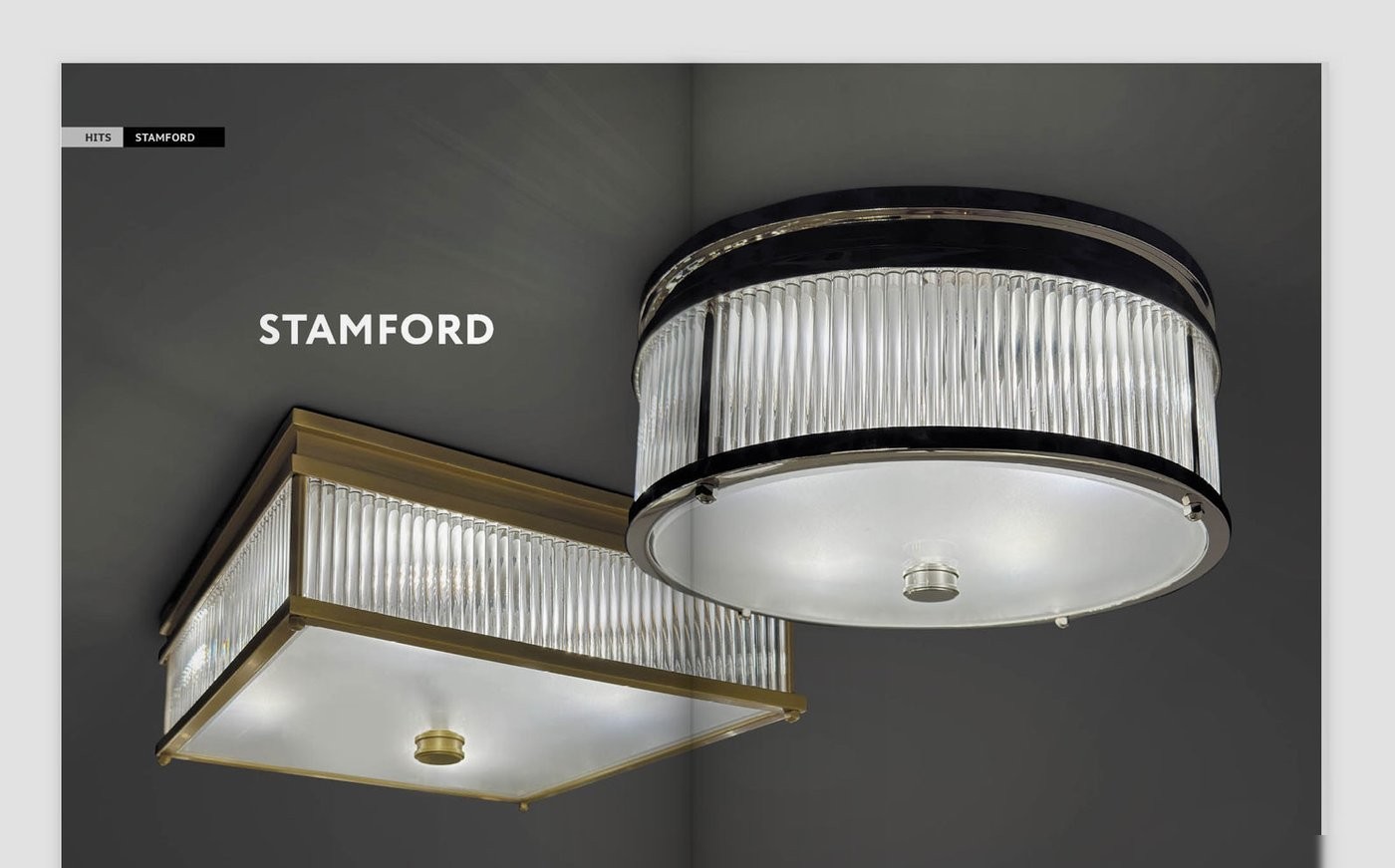 Припотолочная люстра DeLight Collection Stamford KM0924P-4R