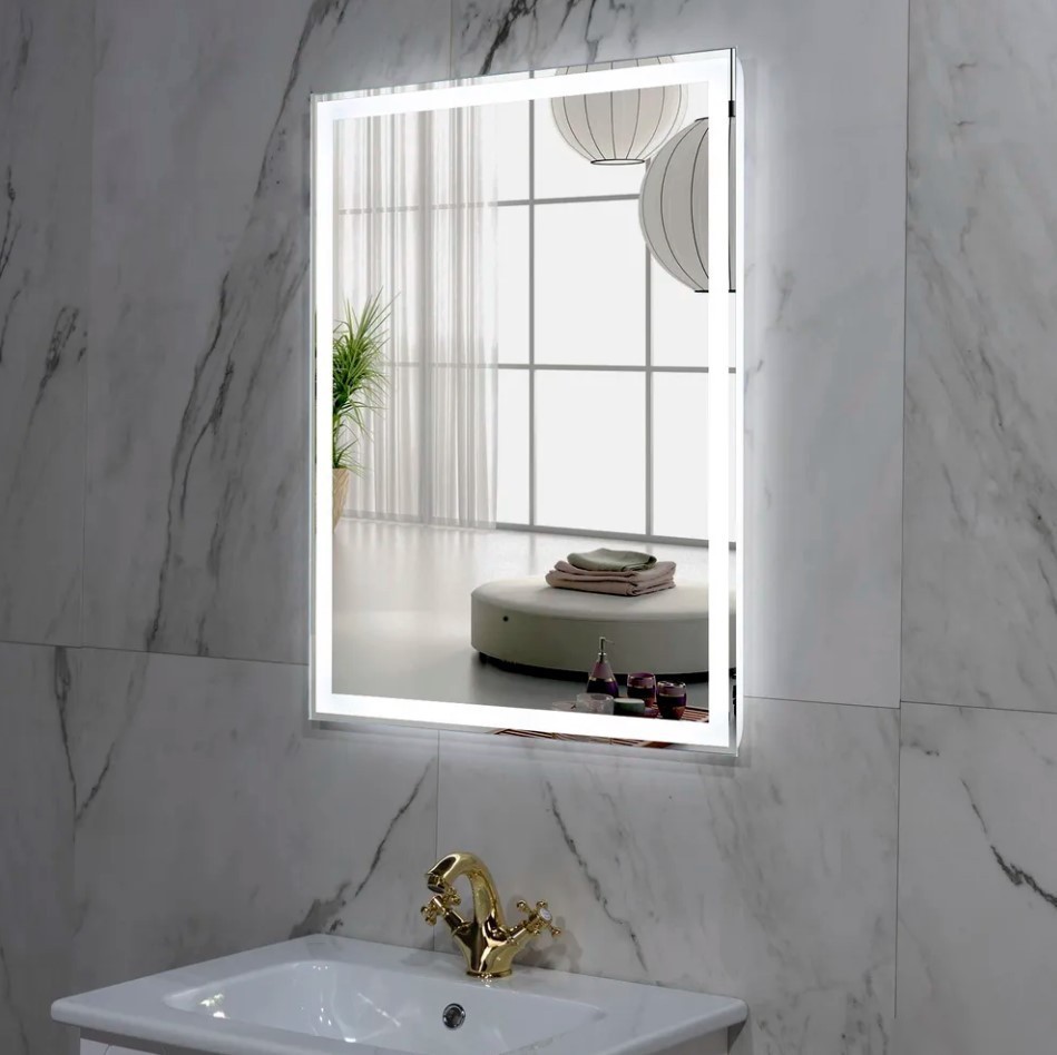 Пекам Зеркало Greta 50x80 greta-50x80B (с подсветкой и бесконтактным сенсором)