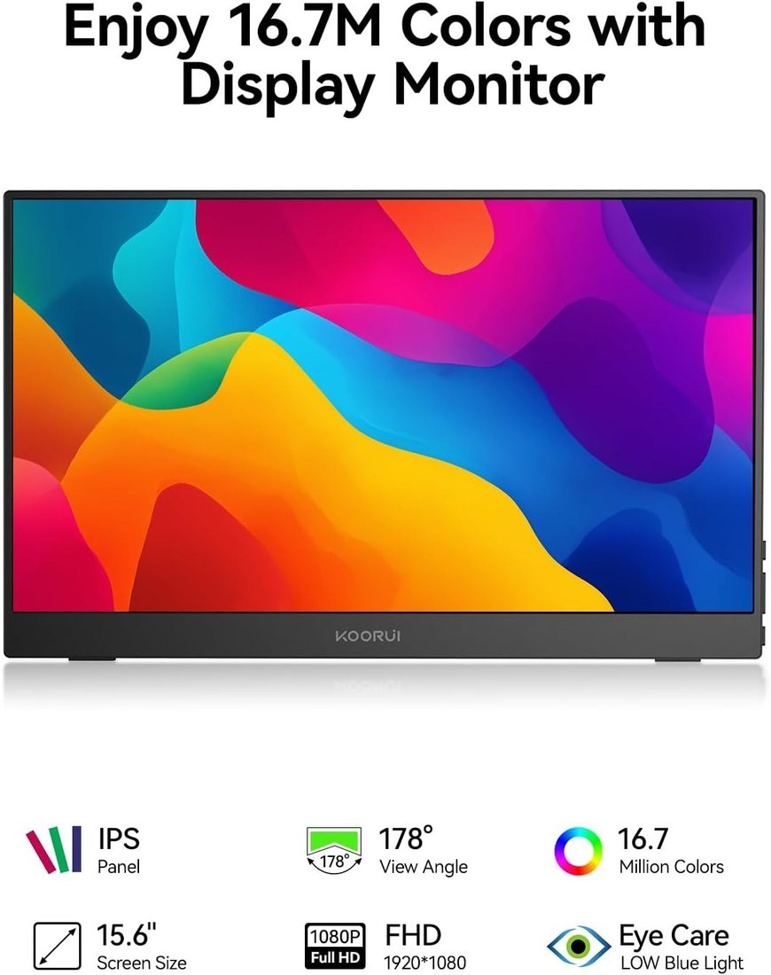 Портативный монитор Koorui E1511A