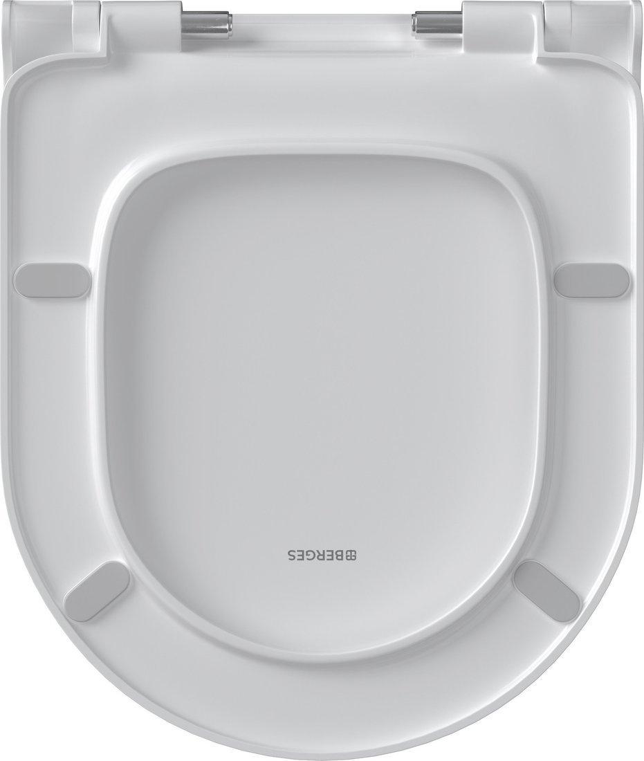Унитаз подвесной Berges Wasserhaus Ego XL 54 с сиденьем Slim SO