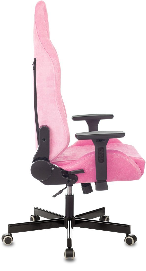 Игровое (геймерское) кресло Бюрократ Knight N1 Fabric (розовый Velvet 36)