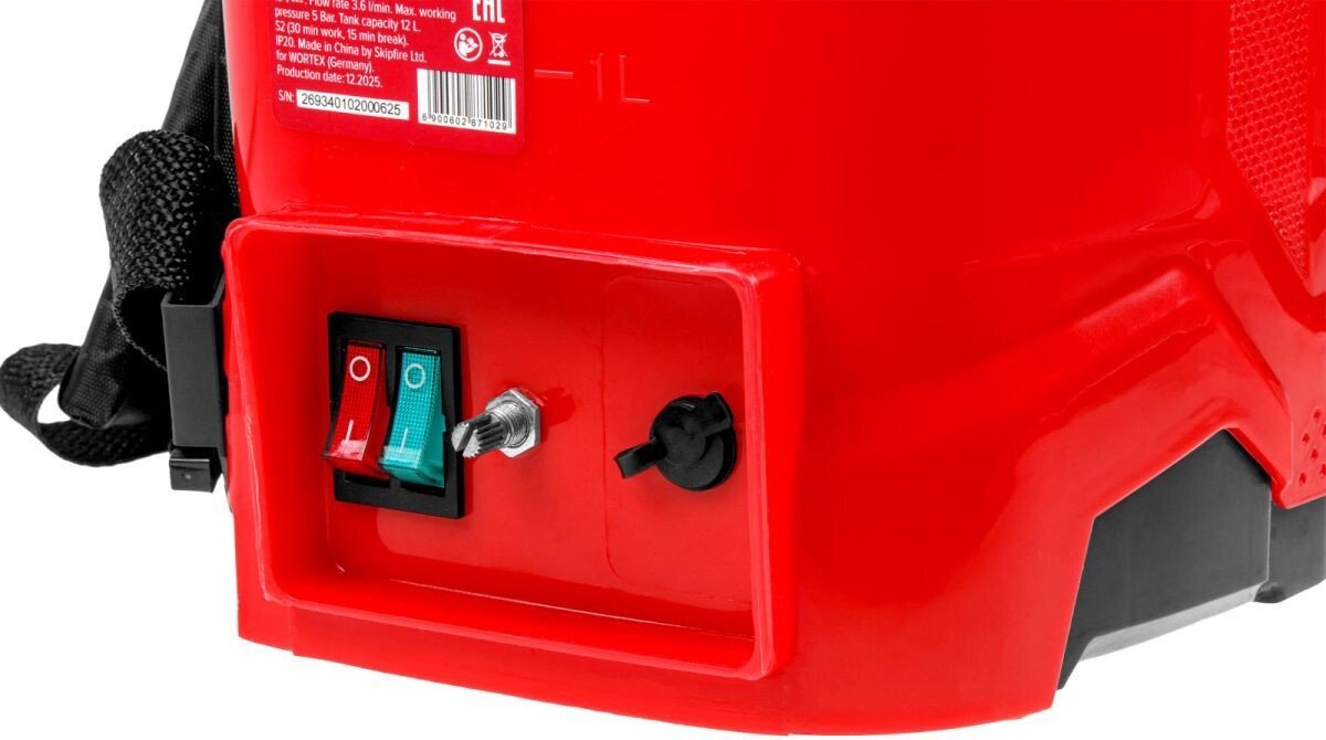 Аккумуляторный опрыскиватель Wortex KS 1220 Li ALL1 XLT Solo 2334101 (без АКБ)
